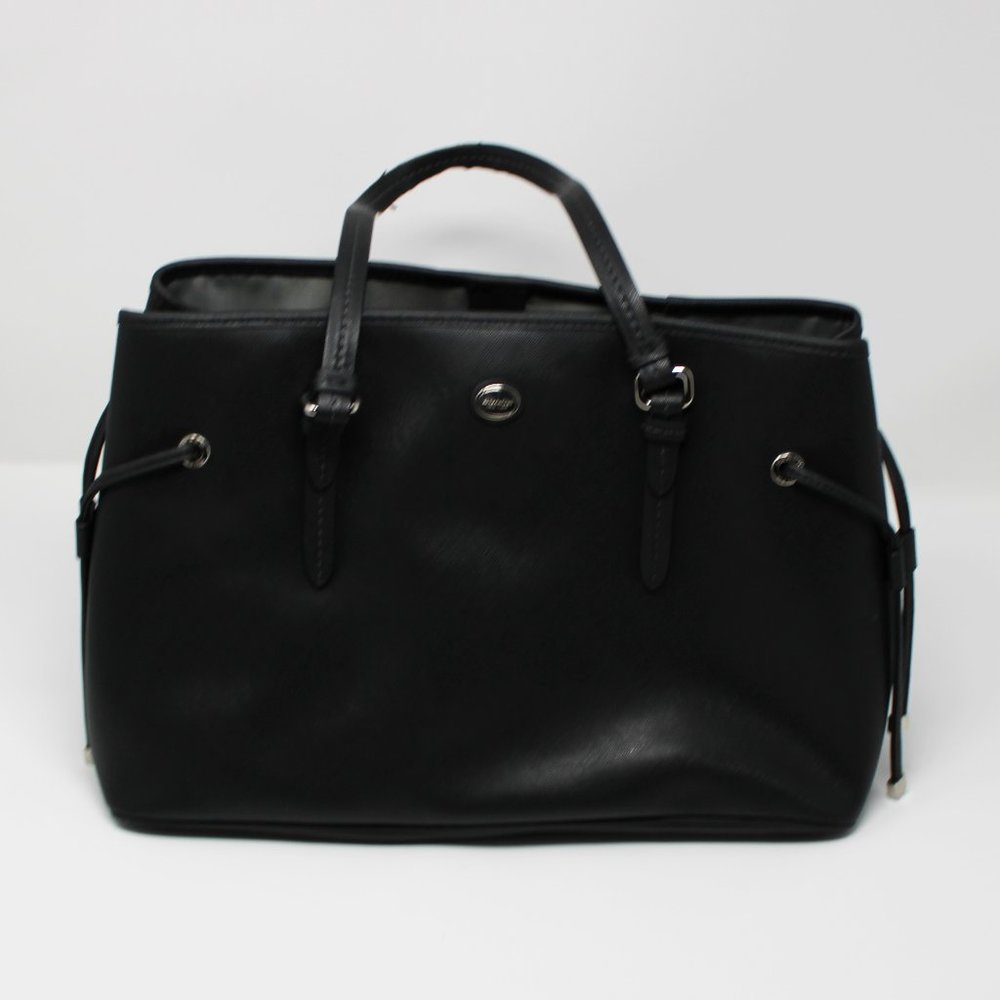 Coach Peyton Saffiano drawstring carryall
